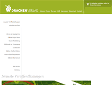 Tablet Screenshot of drachenverlag.de